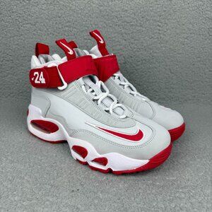 Nike Air Griffey Max 1 GS Youth 5.5 Y Shoes Grey Cincinnati Reds Away Kids 5.5Y